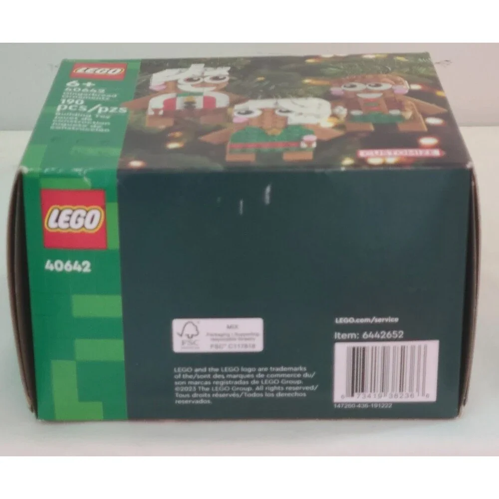 LEGO Gingerbread Ornaments (40642) NIB SET AUTHENTIC ORIGINAL Christmas Retired - Picture 5 of 7
